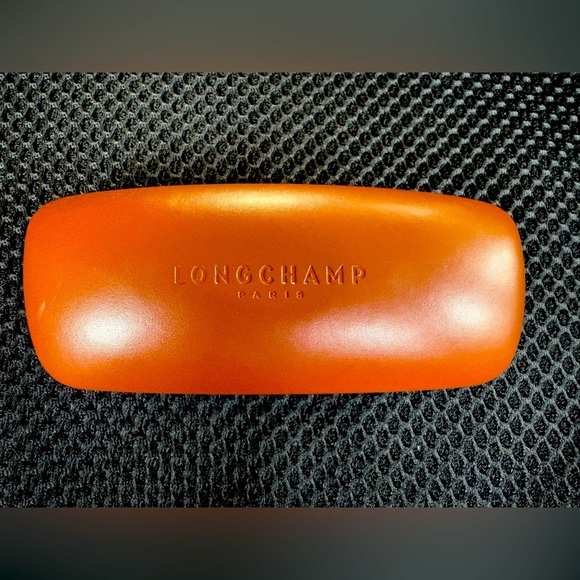 Longchamp Chocolate Brown Eyewear Case - Unisex - Picture 7 of 9
